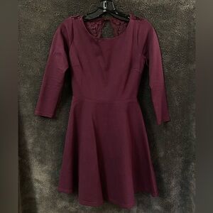 Burgundy Lulus Cocktail Dress